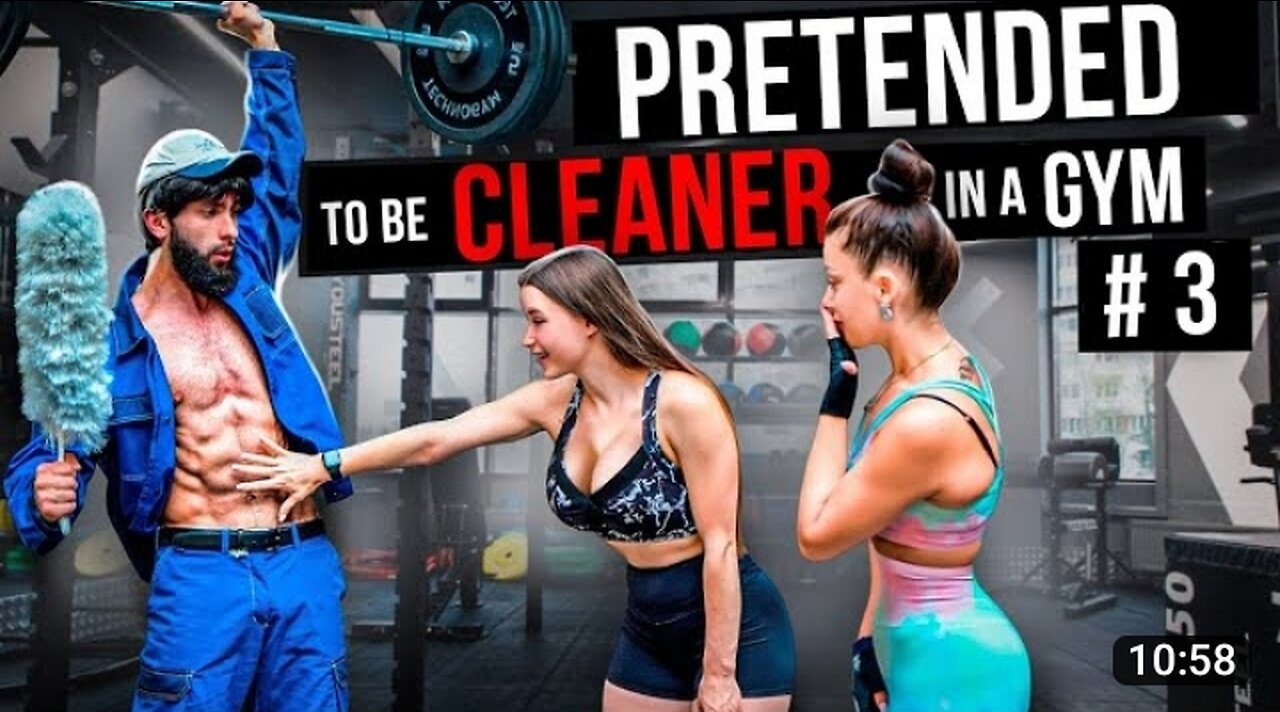 CRAZY OLD MAN pranks GIRLS in a GYM | Aesthetics in public reactions
