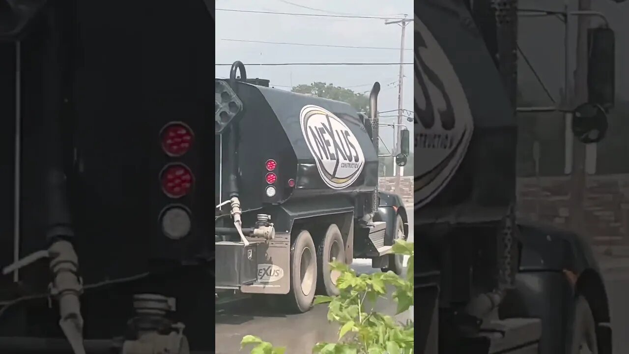 Truck street cleaner Sunny afternoon #viralvideo #montreal #traintravel #travel #montrealtourism