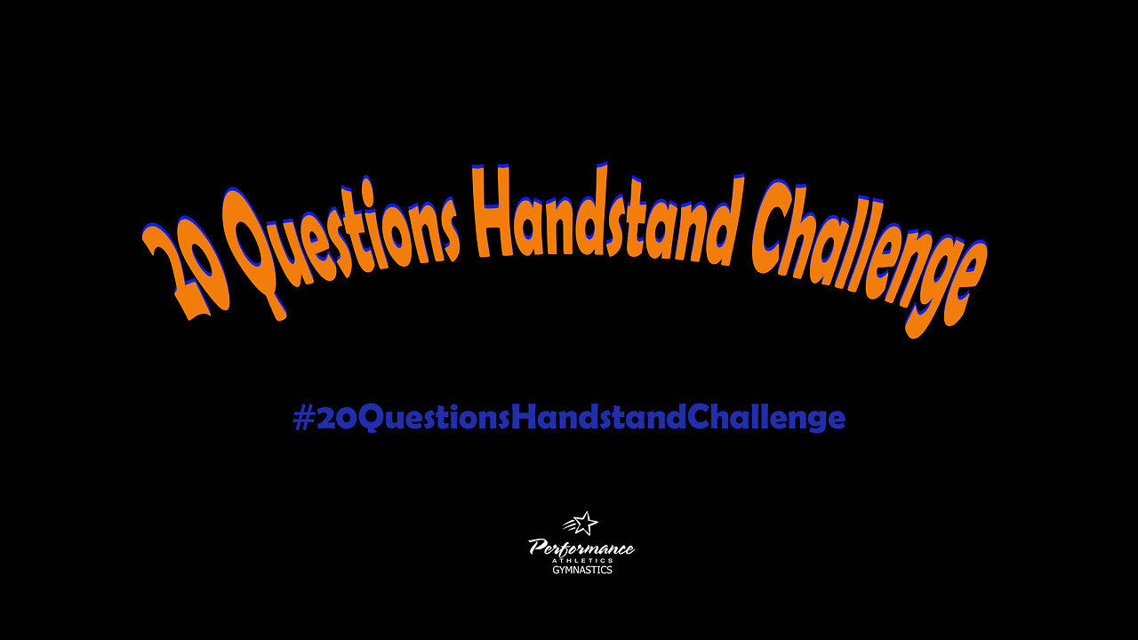 20 Second Handstand Challenge