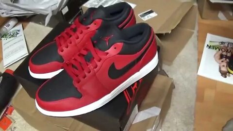 SLEPT ON! 3 Sneaker Unboxing "NIKE AIR JORDAN 1 LOW" (BREDS) DETAILED REVIEW Heat4Dae's23