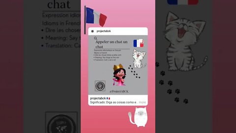 🇫🇷 Appeler un chat un chat