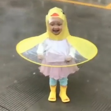 Love to See Kids Enjoying The Rain Specialy With This Cute Duck Costume