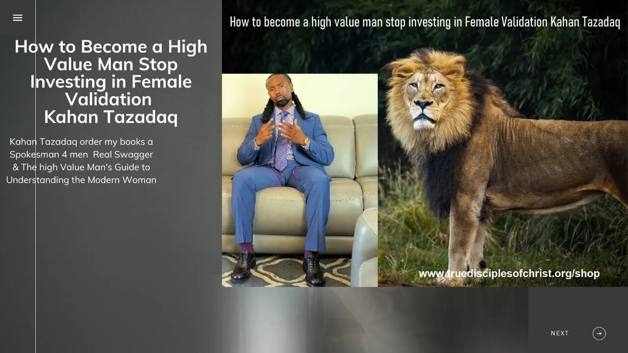 How to Become a High Value Man Stop Investing in Female Validation Kahan Tazadaq Shah #tazadaq