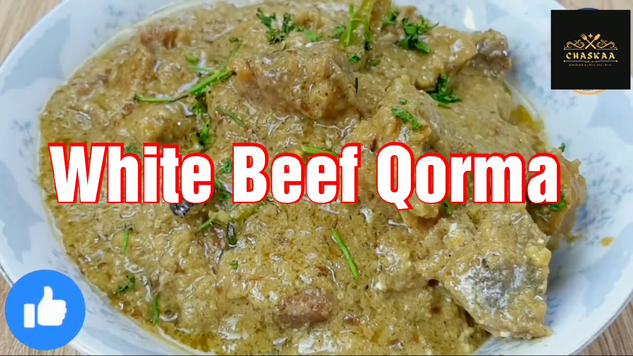 White Beef Qorma _ RECIPE _ by Chaskaa Foods