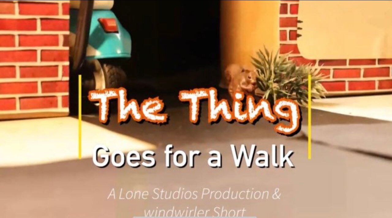 The Thing Goes for a Walk [STOP MOTION]