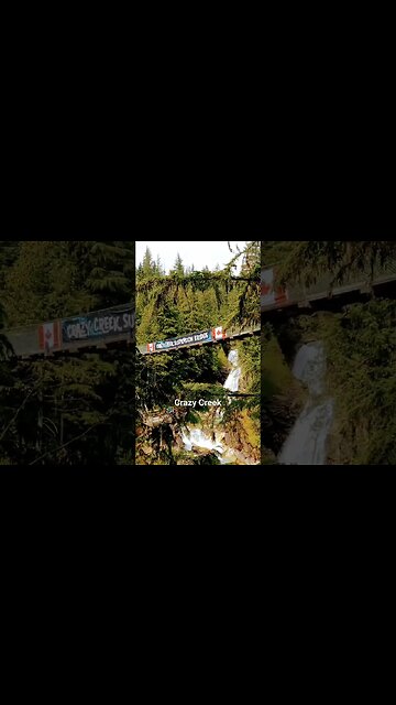 Crazy Creek Resort. Close to Revolstoke BC #waterfalls #shorts