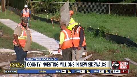 Polk County investing millions in new sidewalks