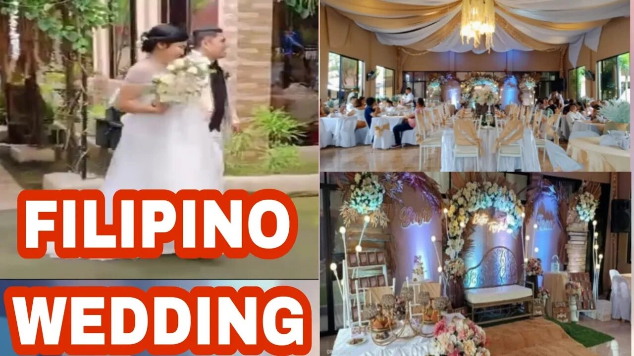 FILIPINO WEDDING! RECEPTION AT TESSLA BEACH RESORT