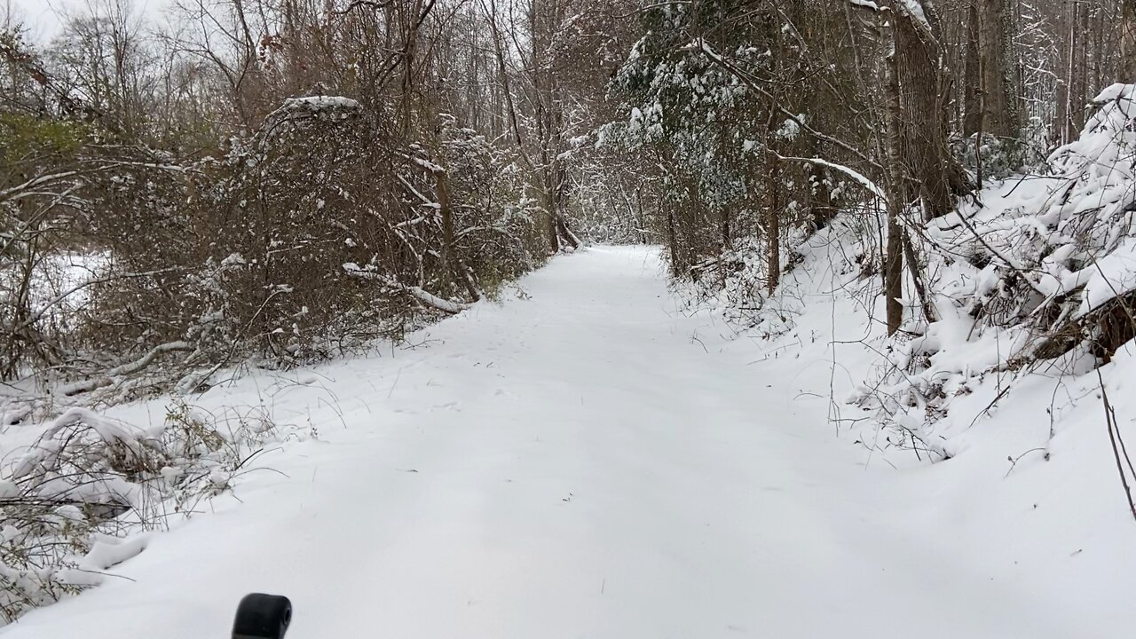 Backwoods Riding in deep snow!