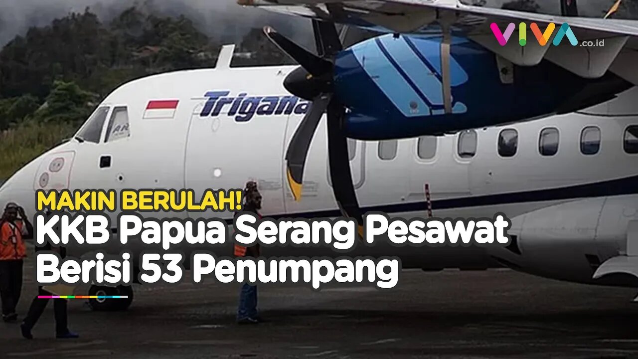 BREAKING NEWS! Pesawat Trigana Ditembaki KKB, Nasib Penumpang Belum Jelas