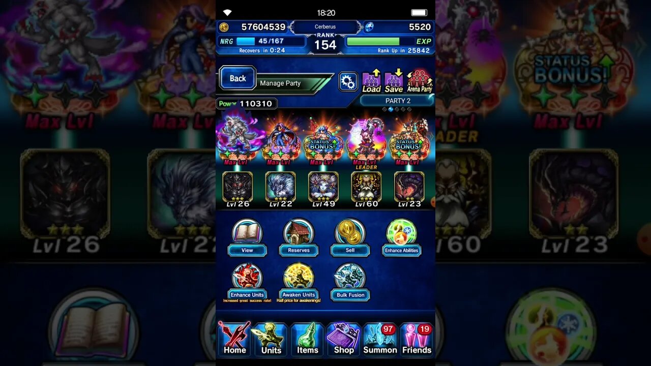 (F2P) Yafuna vs Estark in 4 turns - Final Fantasy Brave Exvius