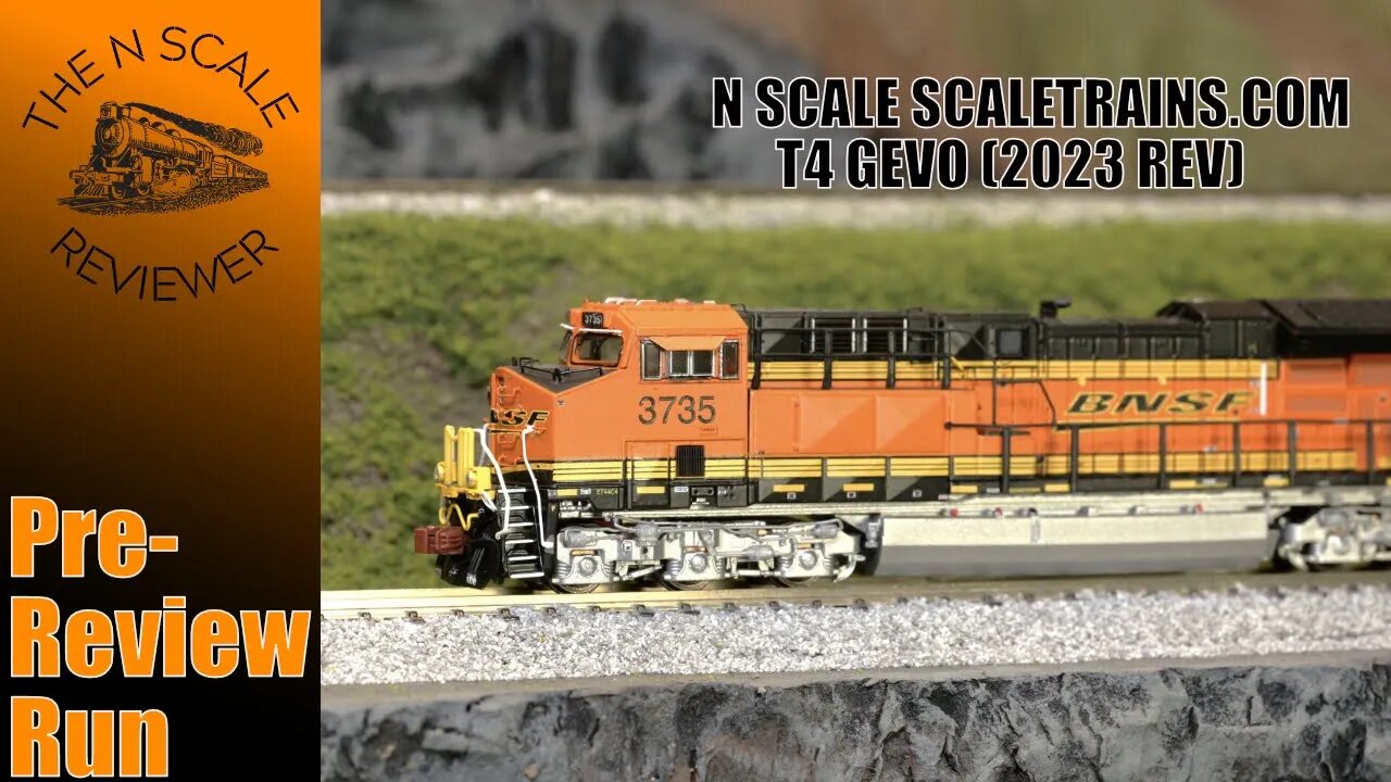 Pre-Review Run: N Scale Scaletrains.com T4 Gevo (2023 Rev) Loksound V5