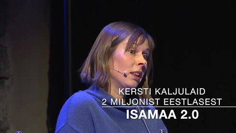 Kersti Kaljulaid miljonitEst Eestlasest ISAMAA 2015 Konservatiivide Kogunemine