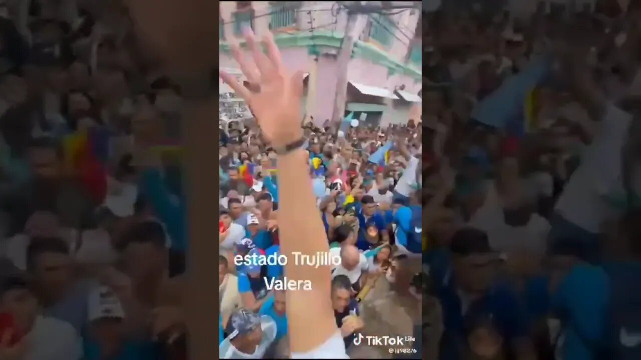 MARÍA CORINA MACHADO EN VALERA, TRUJILLO #VENEZUELA