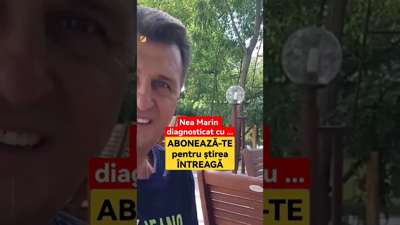 Nea Marin diagnosticat cu...