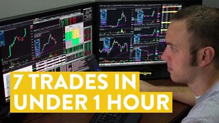 [LIVE] Day Trading | Wow. I Made 7 Trades in Under 1 Hour!