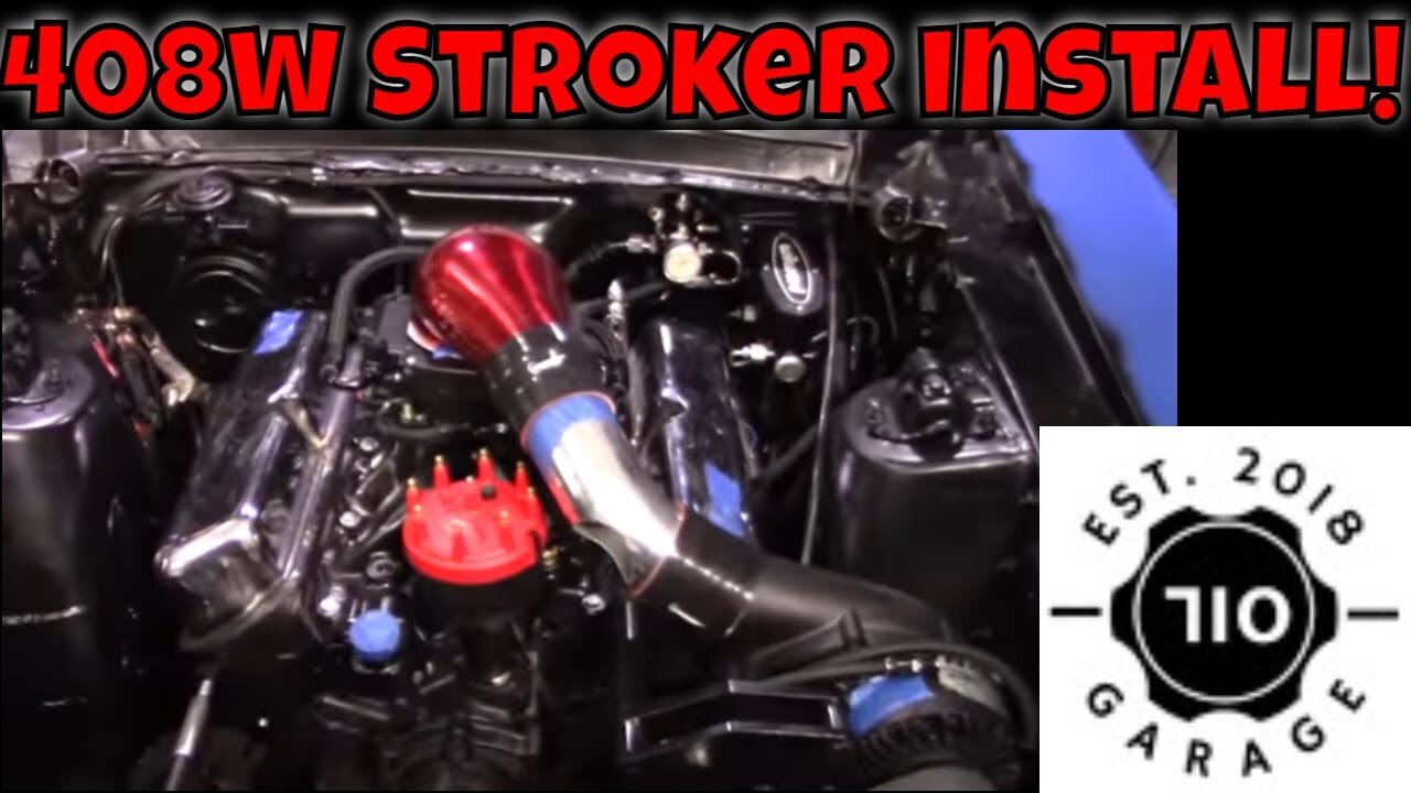 500+ HP 351W Stroker Engine Install