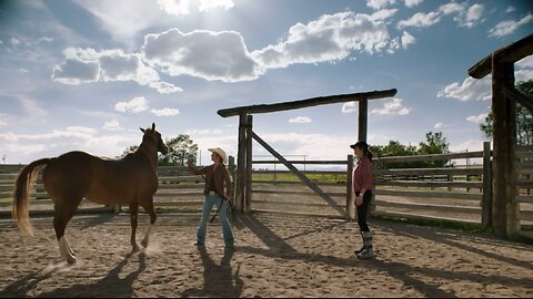 Heartland 1810 Amy and Lou Trying to Work With Stetson Scene