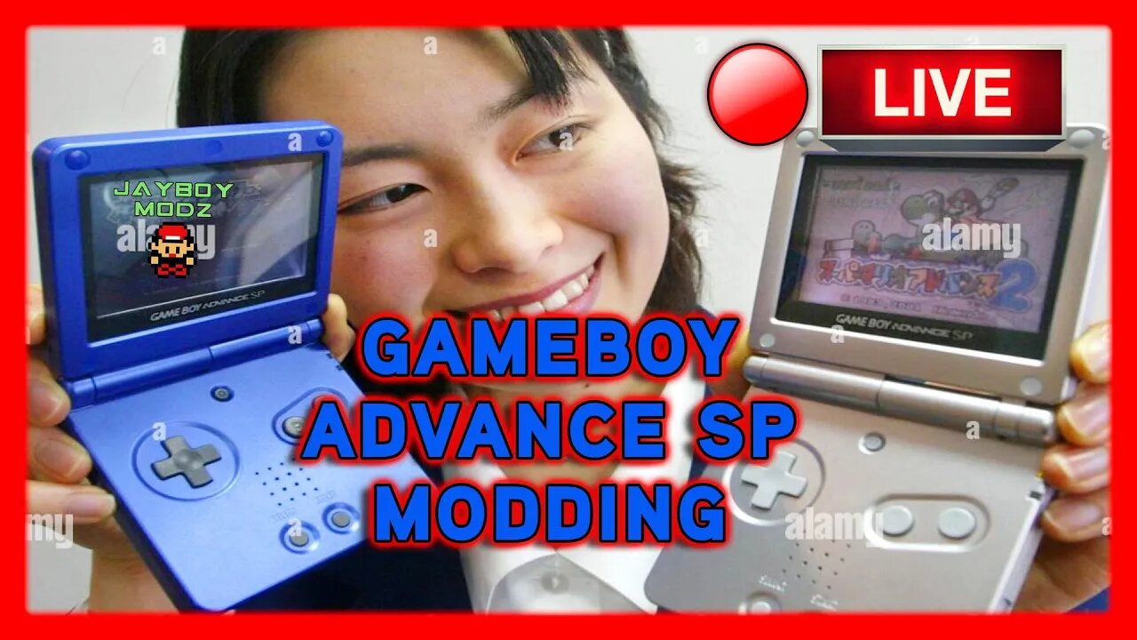 Gamebo Modding | GBA SPs!! LIVE!🔴