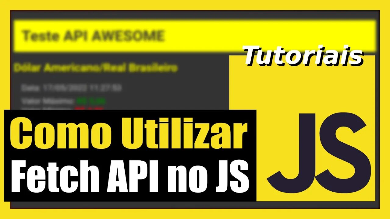 CONSUMINDO UMA API DE COTAÇÕES DE MOEDAS UTILIZANDO JAVASCRIPT - FÁCIL E RÁPIDO