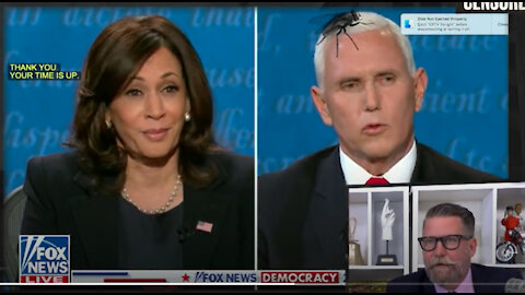 Pence lands on fly's head
