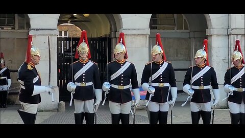 Stand at ease blues an royals #horseguardsparade