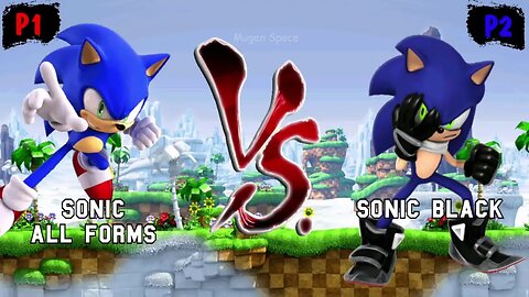 Sonic all forms & Amy Rose & Seelkadoom VS Black Sonic VS Silver Sonic I Sonic Mugen