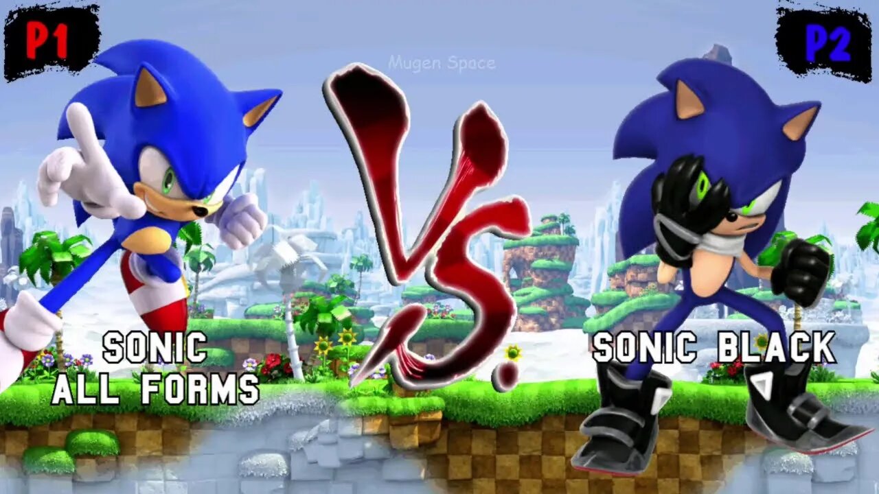 Sonic all forms & Amy Rose & Seelkadoom VS Black Sonic VS Silver Sonic I Sonic Mugen