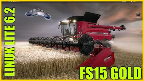 Farming Simulator 15 GOLD LIVE on Linux LITE 6.2