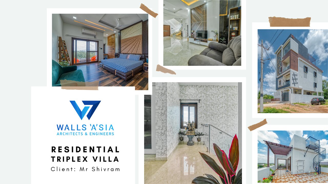 Residential Triplex Villa | Mr Shivram | Walls Asia