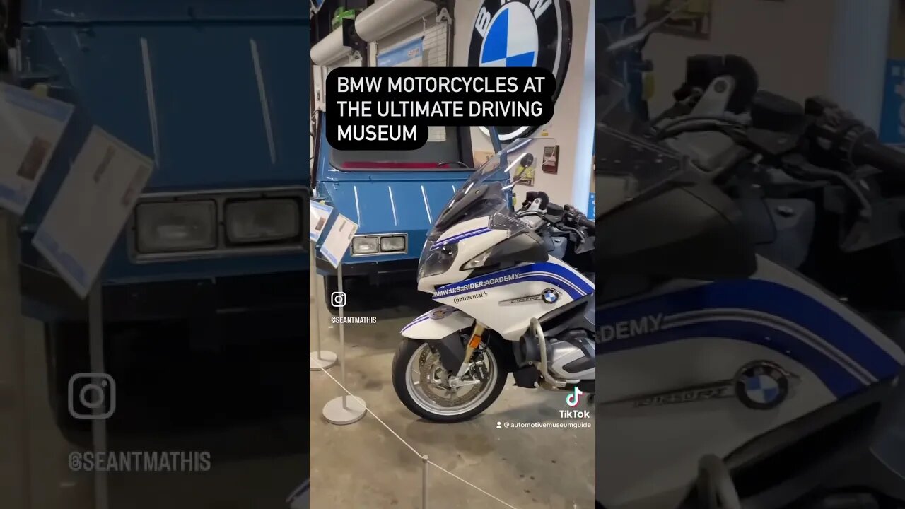 Debut of the BMW motorcycles at the Ultimate Driving Museum