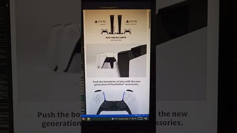PS5 Landing page sample preview #shorts || ejemplo página de destino PS5