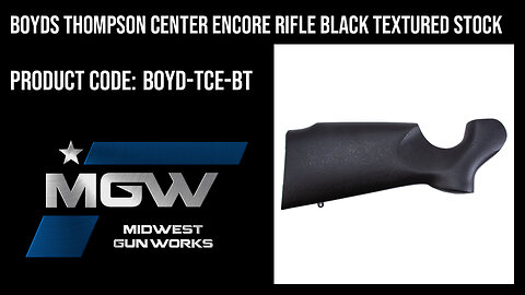 Boyds Thompson Center Encore Rifle Black Textured Stock - BOYD-TCE-BT