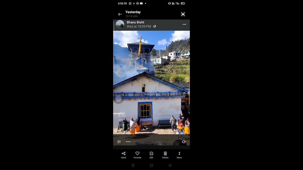 केदारनाथ मंदिर विडियो