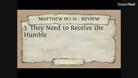 Matthew 18:15-25