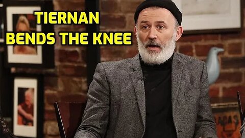 Tommy Tiernan bends the knee