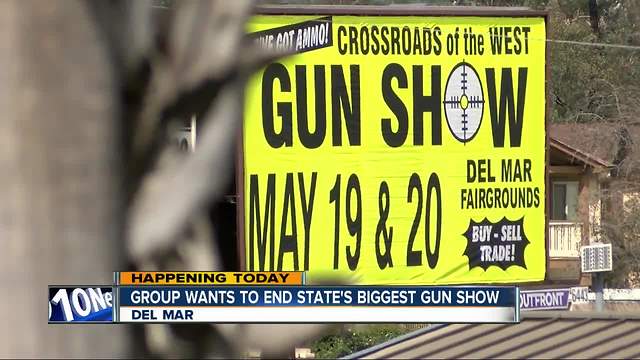 Group wants to end California's biggest gun show at Del Mar