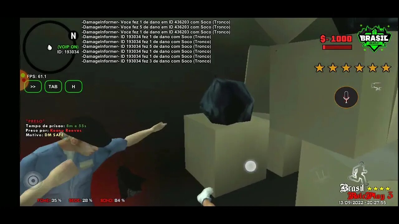 REBELIÃO CANTO No GTA