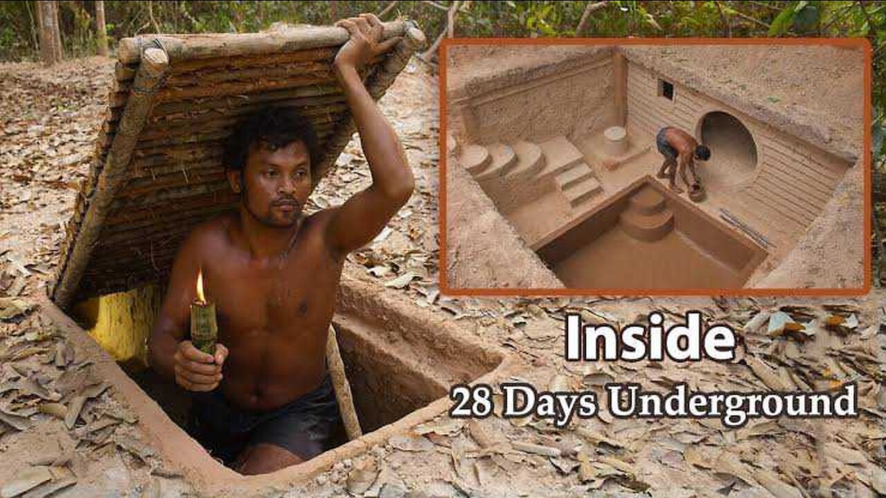 Building Underground House With Underground Swimming Pool