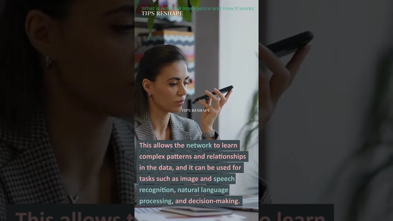 What is Artificial Intelligence 6 (Tips Reshape) Shorts