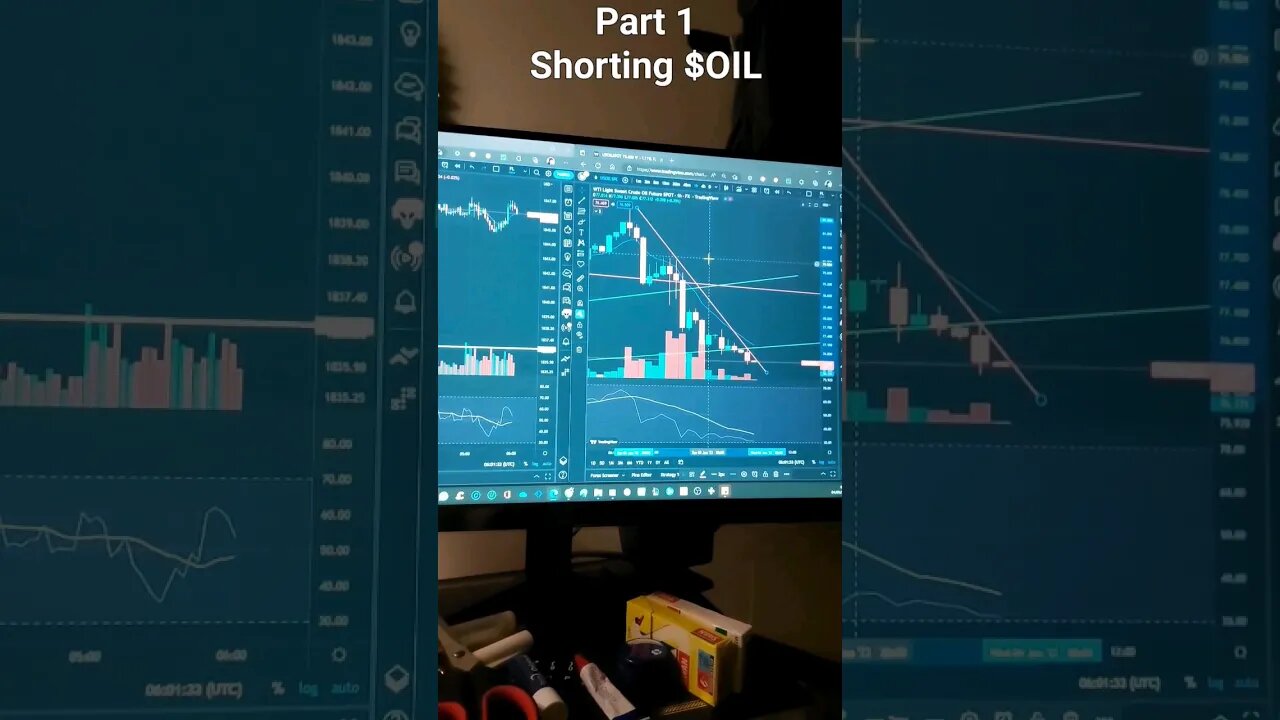 #Selling #OIL $77.18 to $76.77 on #eToro Part 1