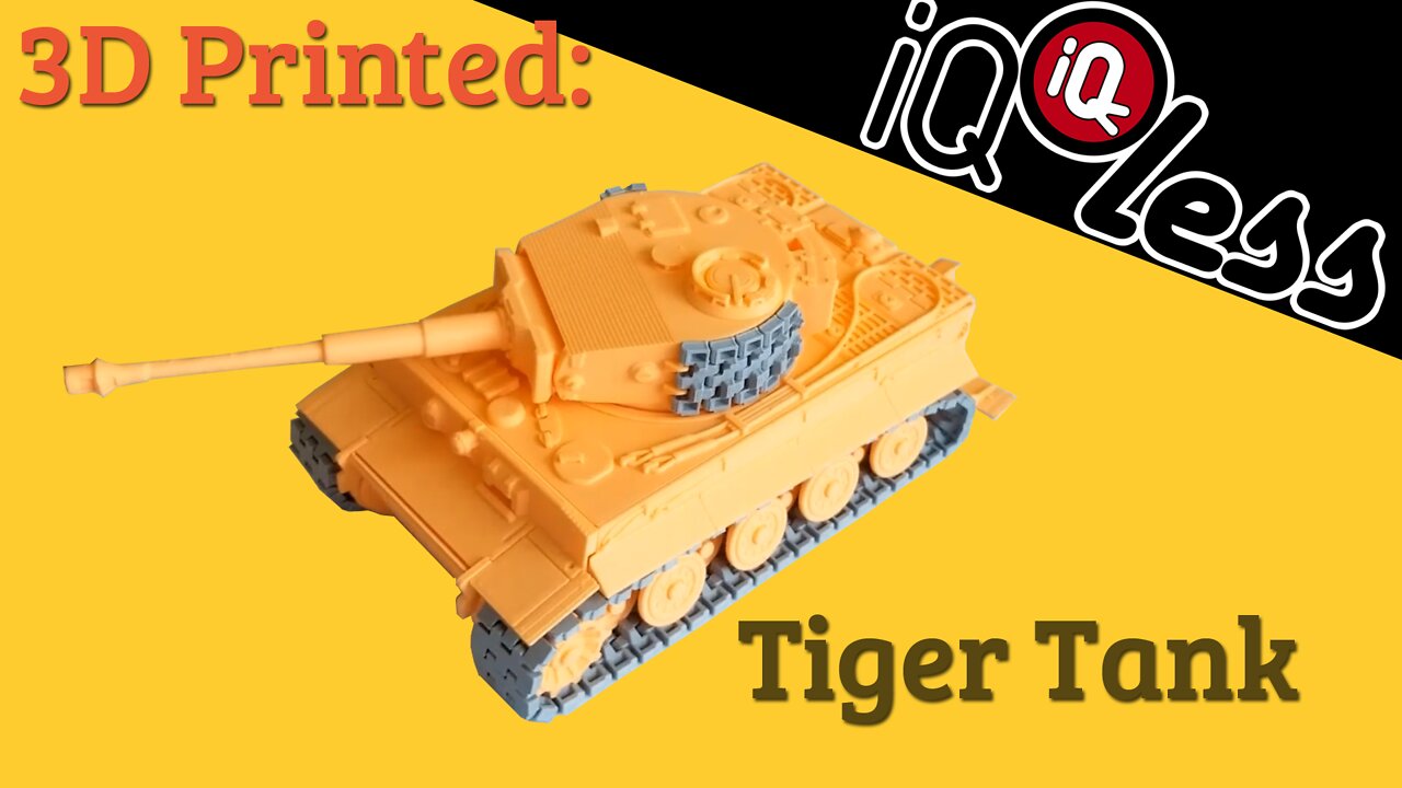 3D Printed: Tiger Tank