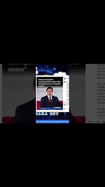 Desantis dividing racial groups