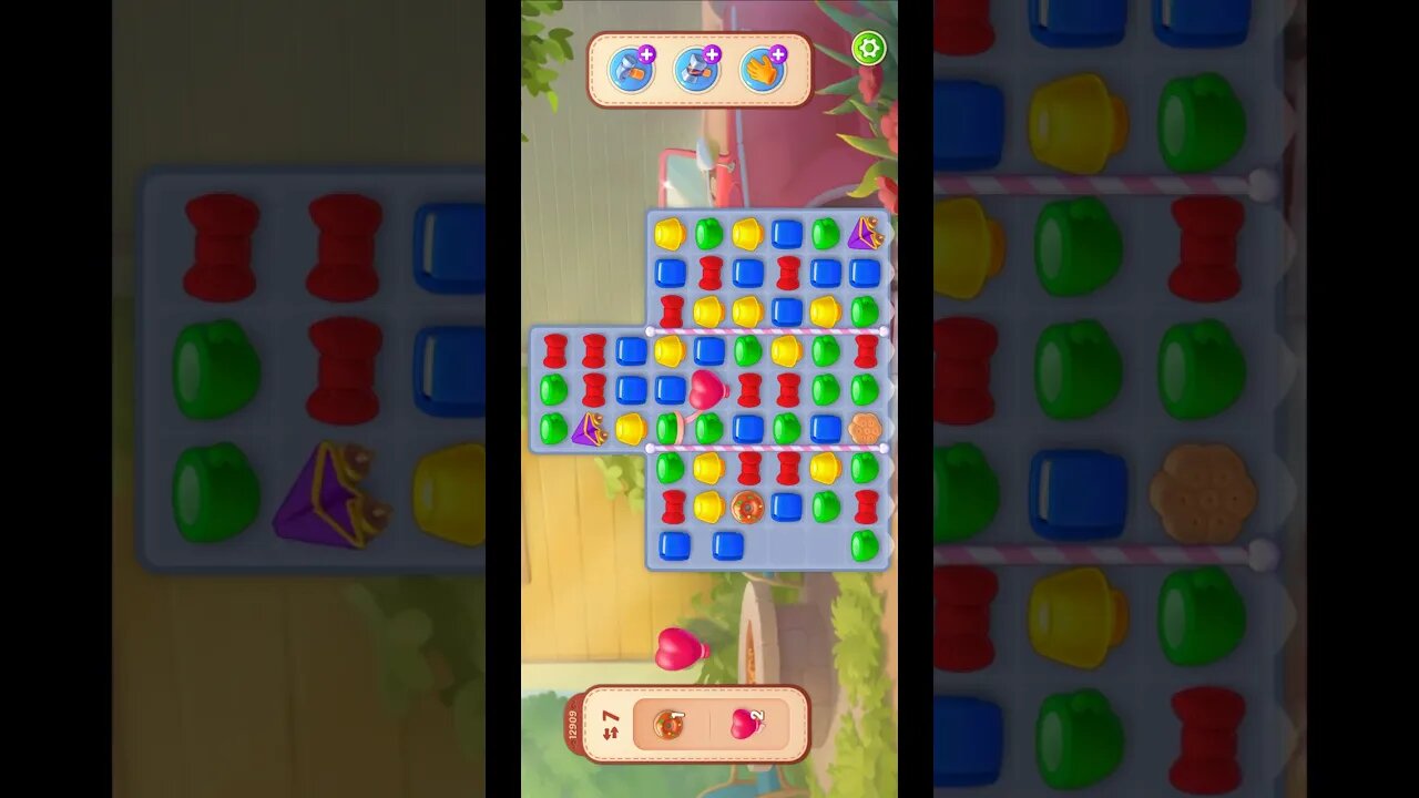 Shorts Playrix Homescapes Gameplay Walkthrough Level 12909-040