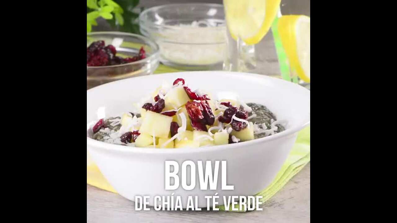 Chía al Té Verde Bowl