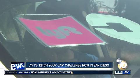 Lyft 'Ditch Your Car' challenge underway