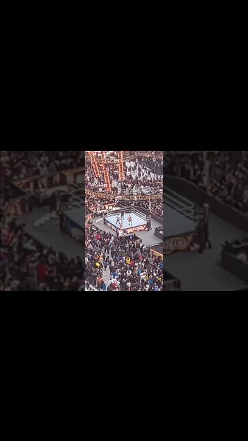 Omos Tosses Brock lesnar #wrestlemania #wrestling #wwe #trendingshorts #trending #entertainment #wwe