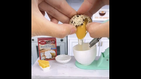 ASMR TINY BAKING STYLE REAL KITCHEN