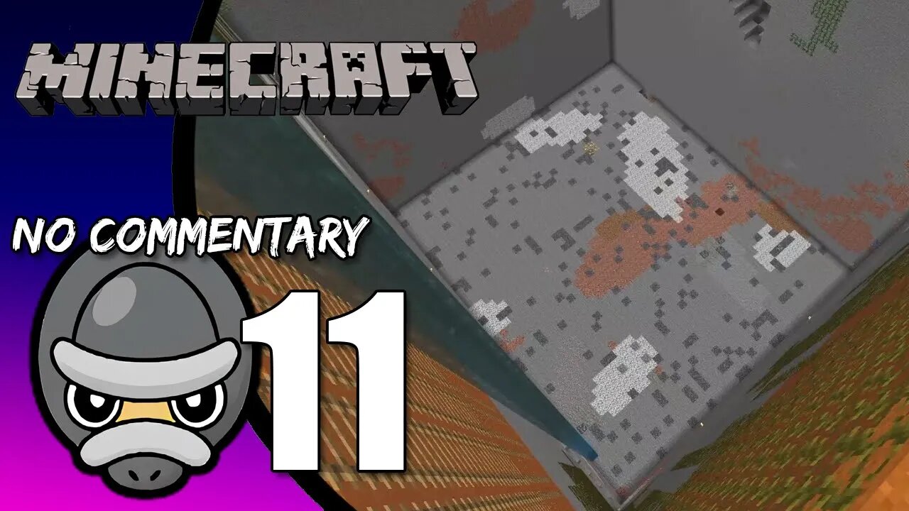 Part 11 // [No Commentary] Digging a Giant Hole in Minecraft - Xbox Series S Gameplay