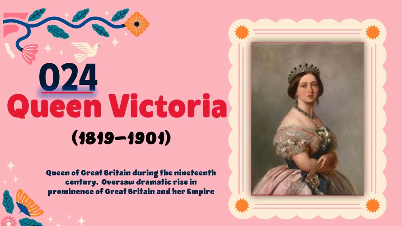 Queen Victoria (1819–1901)| TOP 150 Women That CHANGED THE WORLD | Short Biography